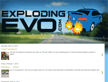 Tablet Screenshot of explodingevo.com